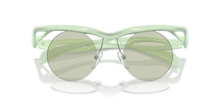 Prada PR A18S men Green Round Sunglasses