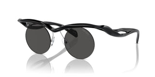 Prada PR A18S men Black Round Sunglasses