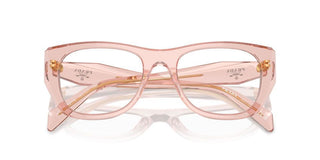 Prada PR A18V women Pink Geometric Eyeglasses