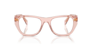 Prada PR A18V women Pink Geometric Eyeglasses