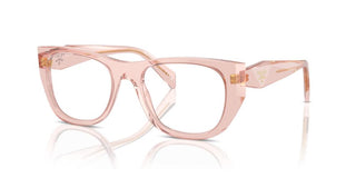 Prada PR A18V women Pink Geometric Eyeglasses