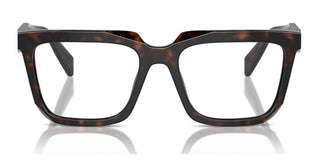 Prada PR A19V women Havana Squared Eyeglasses