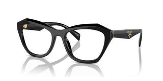 Prada PR A20V women Black Geometric Eyeglasses