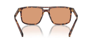 Prada PR A22S men Havana Geometric Sunglasses