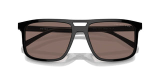 Prada PR A22S men Havana Geometric Sunglasses