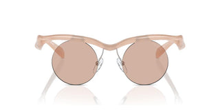 Prada PR A24S women Pink Round Sunglasses