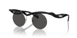 Prada PR A24S women Black Round Sunglasses