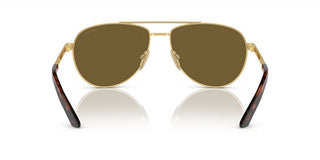 Prada PR A54S men Gold Geometric Sunglasses