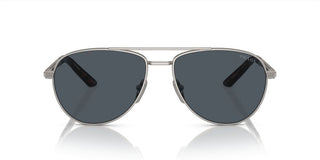 Prada PR A54S men Grey Geometric Sunglasses