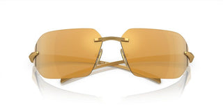 Prada PR A56S women Gold Geometric Sunglasses