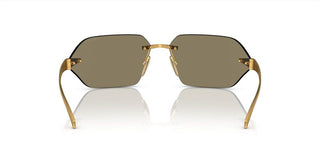 Prada PR A56S women Gold Geometric Sunglasses