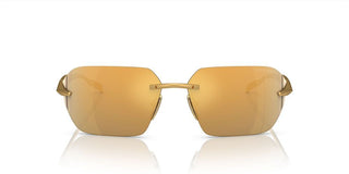 Prada PR A56S women Gold Geometric Sunglasses