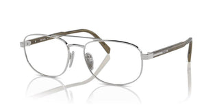 Prada PR A56V men Silver Round Eyeglasses