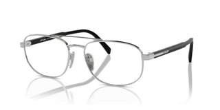 Prada PR A56V men Silver Round Eyeglasses