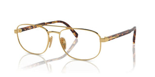 Prada PR A56V men Gold Round Eyeglasses