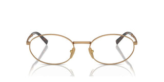 Prada PR A57V women Gold Round Eyeglasses