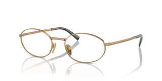 Prada PR A57V women Gold Round Eyeglasses