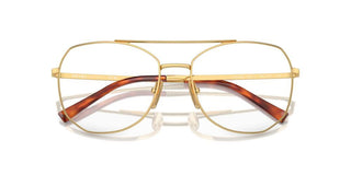 Prada PR A58V women Gold Pilot Eyeglasses