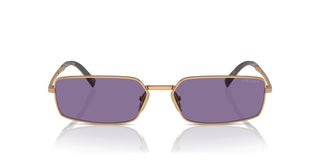 Prada PR A60S women Gold Squared Sunglasses