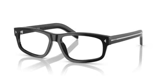 Prada PR B02V men Black Squared Eyeglasses