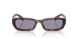 Prada Pr B06s Women Brown Rectangle Sunglasses