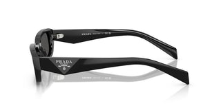 Prada Pr B06s Women Black Rectangle Sunglasses