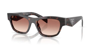 Prada Pr B09s Women Brown Butterfly Sunglasses