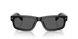 Prada PR B11S men Black Rectangle Sunglasses