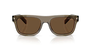 Prada Pr B12s Men Brown Squared Sunglasses