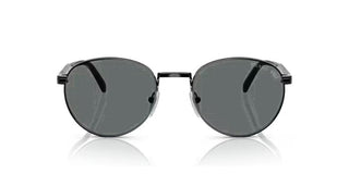 Prada PR B51S men Black Oval Sunglasses