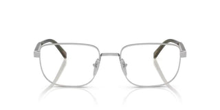 Prada PR B51V men Silver Geometric Eyeglasses