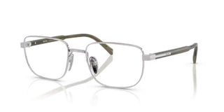 Prada PR B51V men Silver Geometric Eyeglasses