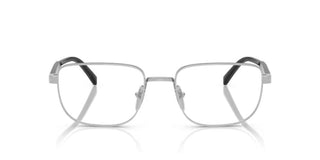 Prada PR B51V men Silver Geometric Eyeglasses