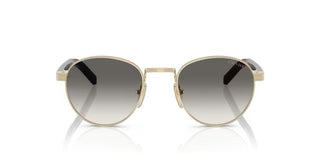 Prada PR B52S women Gold Oval Sunglasses