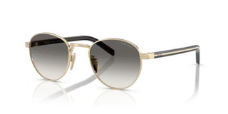 Prada PR B52S women Gold Oval Sunglasses