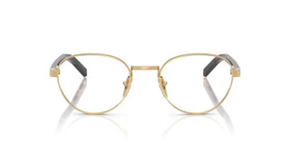 Prada PR B53V women Gold Round Eyeglasses