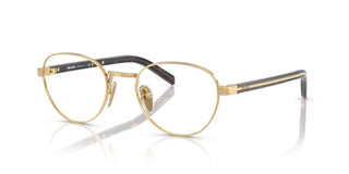 Prada PR B53V women Gold Round Eyeglasses