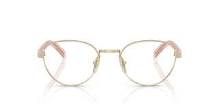 Prada PR B53V women Gold Round Eyeglasses