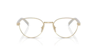 Prada PR B53V women Gold Round Eyeglasses