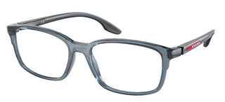 Prada Linea Rossa PS 01PV men Blue Geometric Eyeglasses