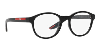 Prada Linea Rossa PS 07PV men Black Round Eyeglasses