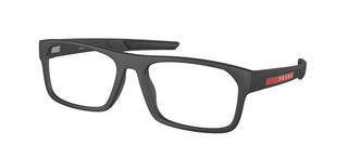 Prada Linea Rossa PS 08OV men Black Geometric Eyeglasses