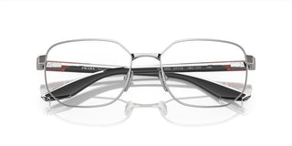 Prada Linea Rossa PS 50QV men Silver Geometric Eyeglasses