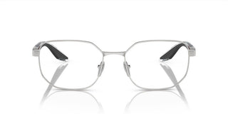 Prada Linea Rossa PS 50QV men Silver Geometric Eyeglasses