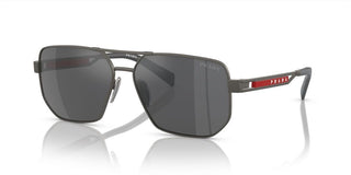 Prada Linea Rossa PS 51ZS men Grey Pilot Sunglasses