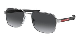 Prada Linea Rossa PS 54WS men Silver Geometric Sunglasses