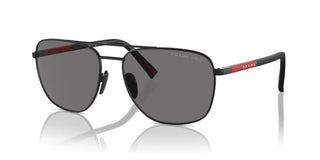 Prada Linea Rossa PS 54ZS men Black Oval Sunglasses