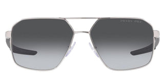 Prada Linea Rossa PS 55WS men Silver Visor Sunglasses