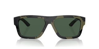 Prada Linea Rossa PS 04ZS men Green Squared Sunglasses