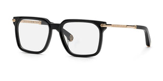 Philipp Plein PURE PLEIN VPP117M unisex Black Squared Eyeglasses